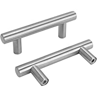 Tirador para puerta de cocina o muebles- 64 mm- acero inoxidable- tirador para armario o cajón- tirador de acero…